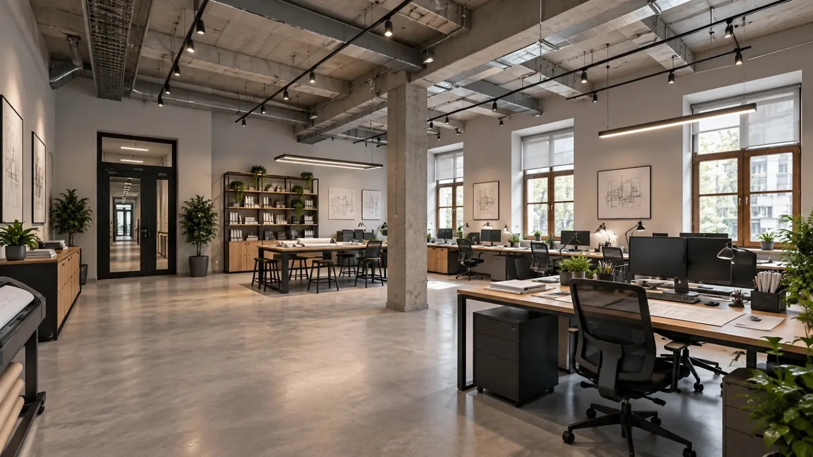 1 этаж 474 м², получистовая отделка, центр