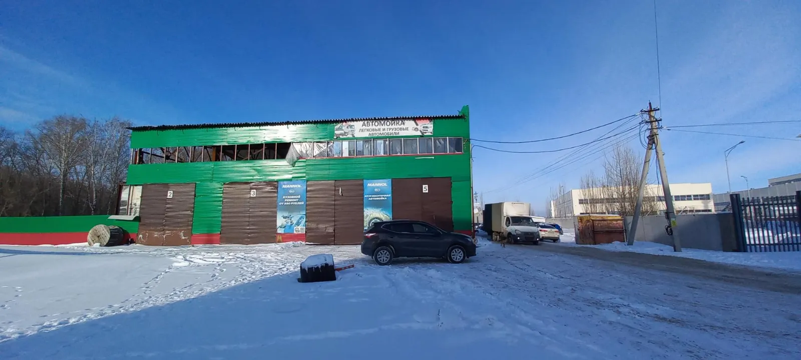 Склад 216м2, ворота под еврофуру, Металлобаза